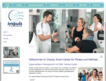 Tablet Screenshot of impuls-fitness.ch